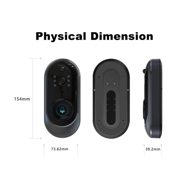 M108 720P 6400mAh Smart WIFI Video Visual Doorbell,Support Phone Remote Monitoring & Real-time Voice Intercom, M108 M108 720P 6400mAh Smart WIFI Video Visual Doorbell,Support Phone Remote Monitoring & Real-time Voice Intercom, M108